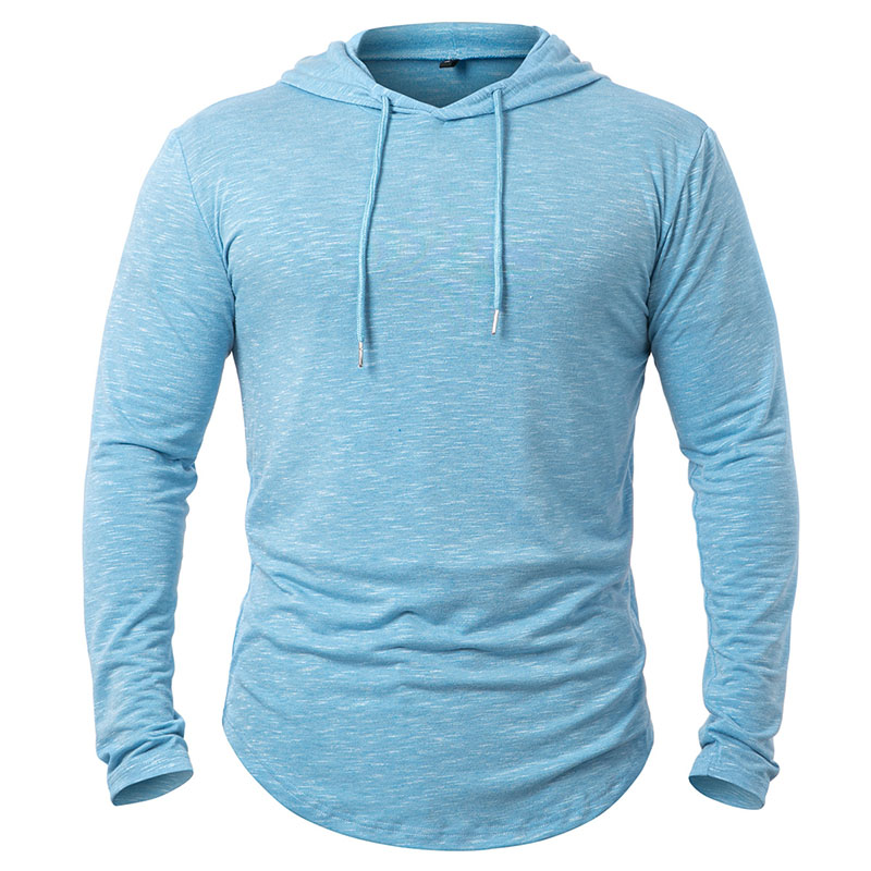 Running Gear Sale - Hoodie olahraga pria, berkerudung lengan panjang