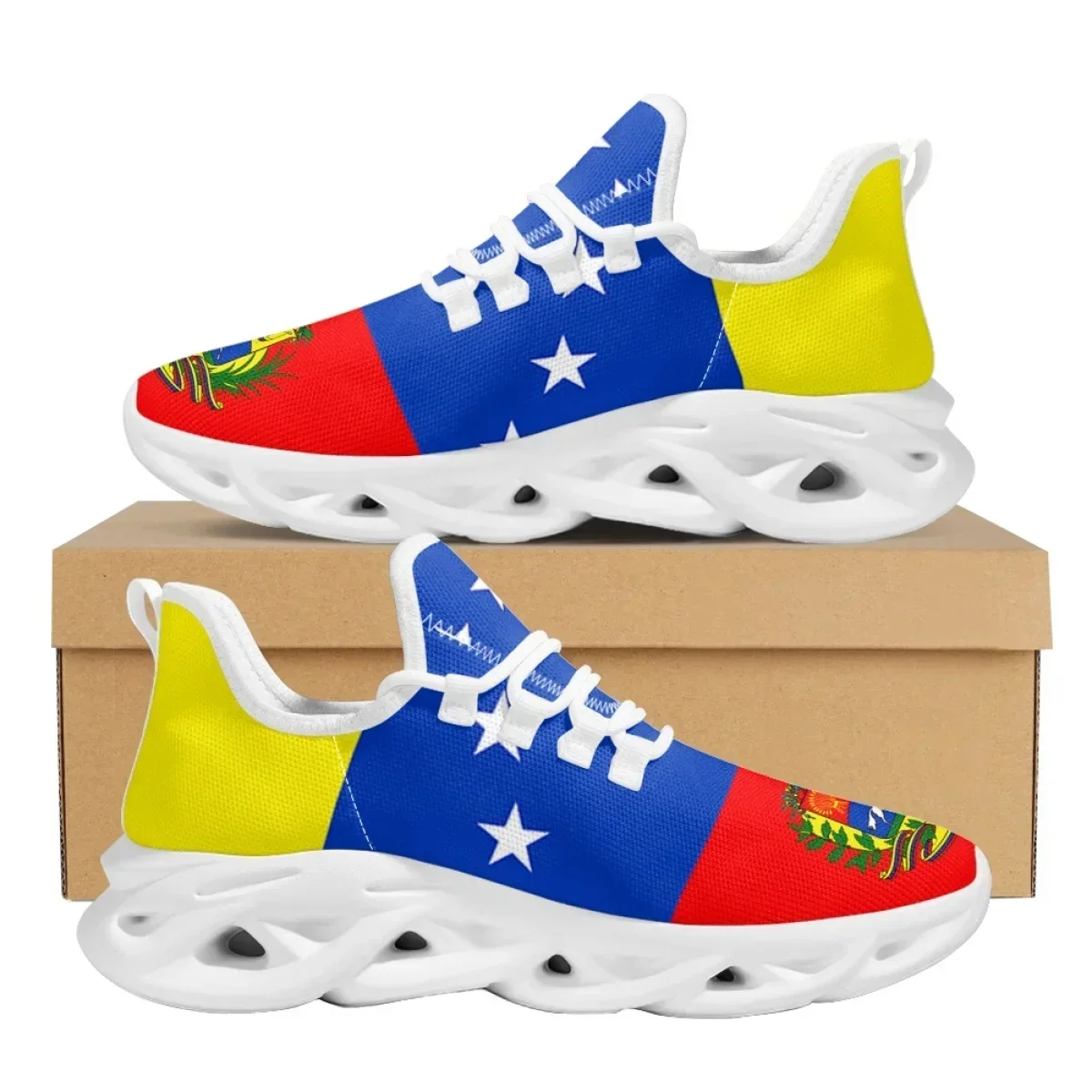 Running Z - Sepatu Bendera Venezuela untuk Wanita Pria