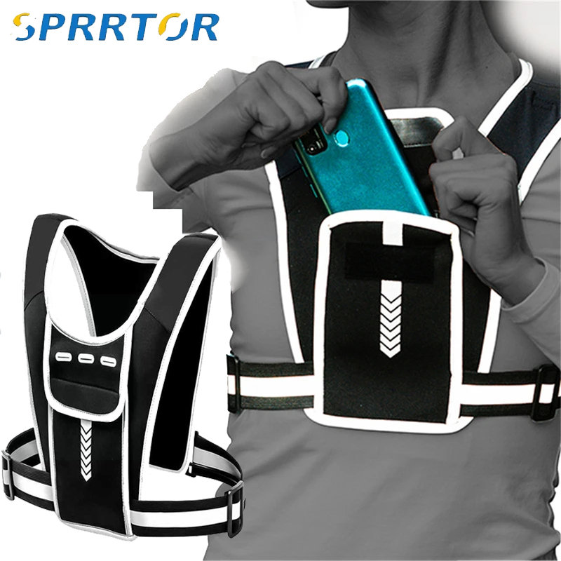 Running Gear Train - Wadah ponsel untuk pria wanita, rompi