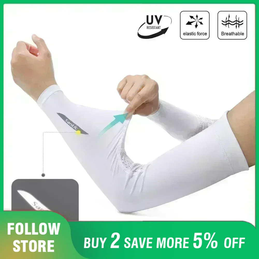Running Gear Sale - Santic Sports lengan kompresi, perlengkapan pelindung