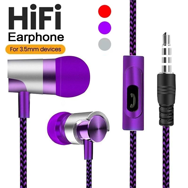 Running Gear Design - Earphone Berkabel Headset In-Ear Desain Earbud