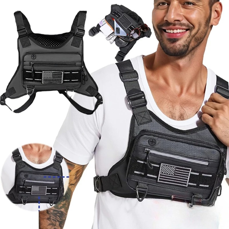 Running Gear Bag - Rompi Lari Taktis - Tas Dada