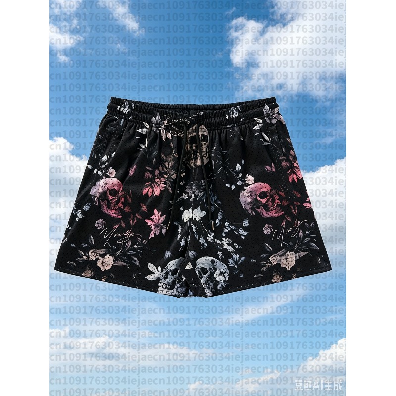 Running Gear Design - Celana Pendek Basket Musim Panas Bahan