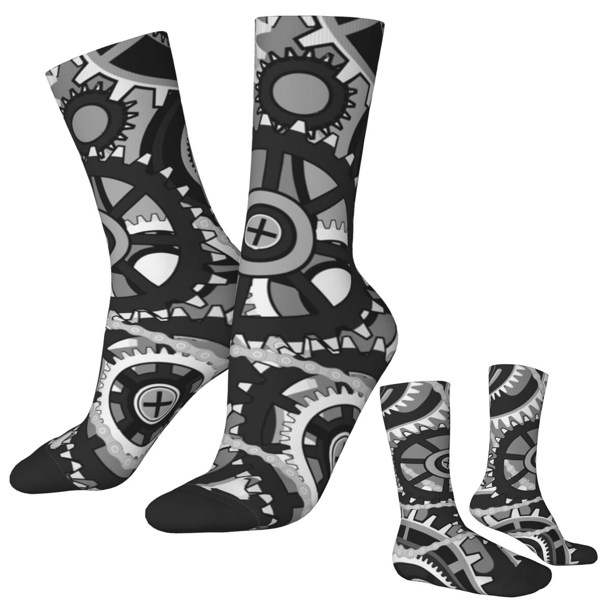 Running Gear Design - Kaus Kaki Desain Industri Gambar Cetak