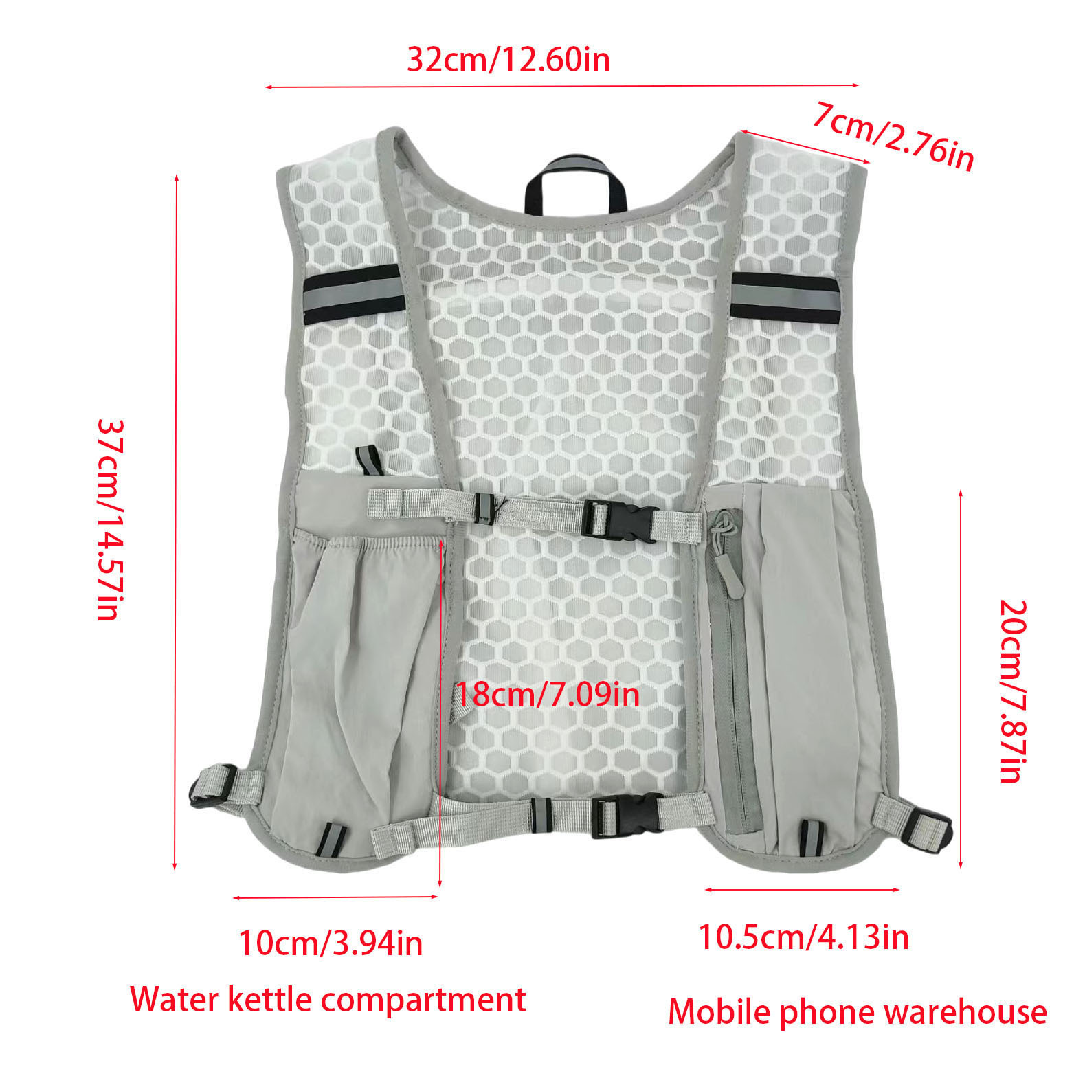 Rompi Lari Ringan Reflektif un - Running Gear For Your Phone ulasan dan harga