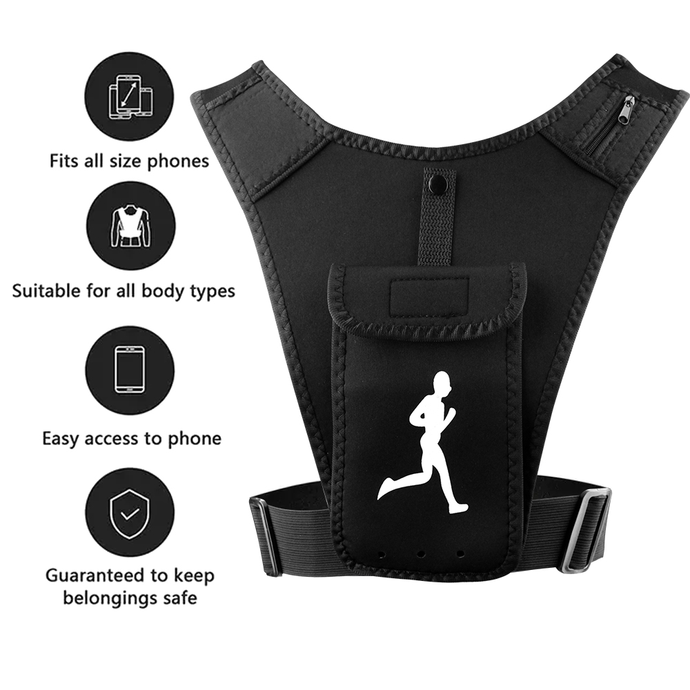 Dudukan ponsel rompi lari dapa - Running Gear Train ulasan dan harga
