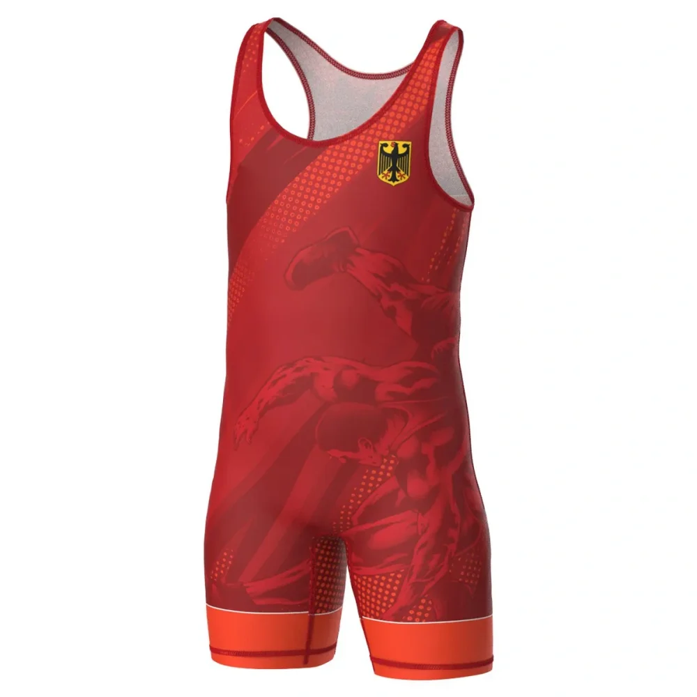 Seragam Singlet Gulat Pria Pak - Running Gear Train ulasan dan harga