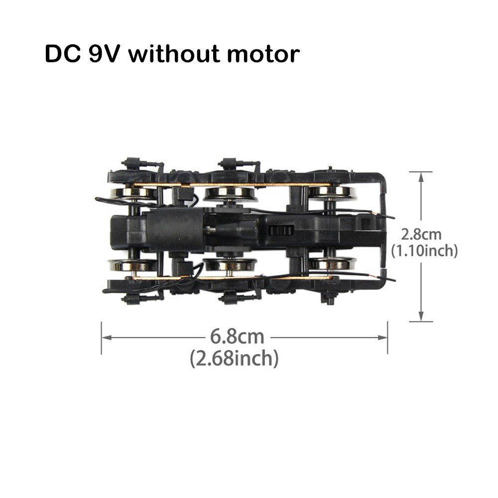 Ho Scale 1:87 Chassis Bogie Mo - Running Gear Train ulasan dan harga