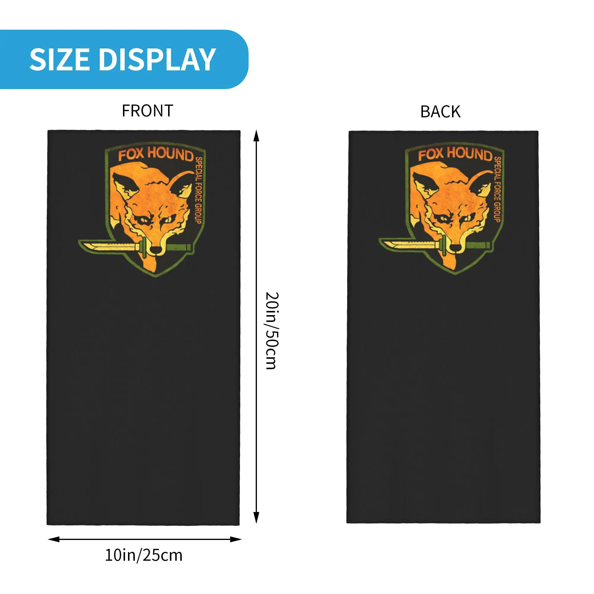 METAL GEAR SOLID Fox Hound Rus - Running Gear Logos ulasan dan harga