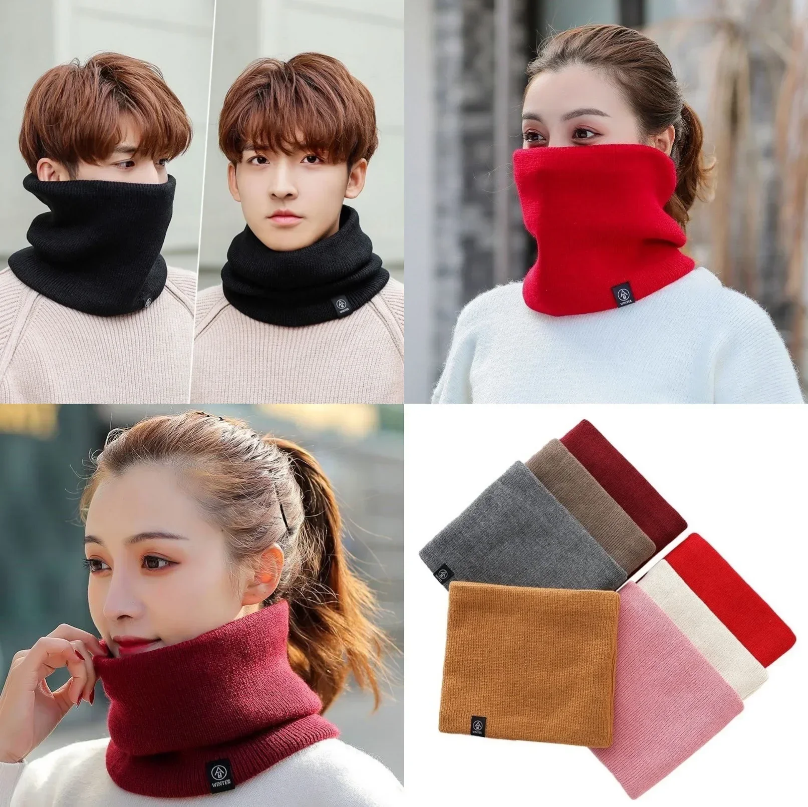 Penutup Leher Rajutan Lembut F - Running Gear To Keep Warm ulasan dan harga