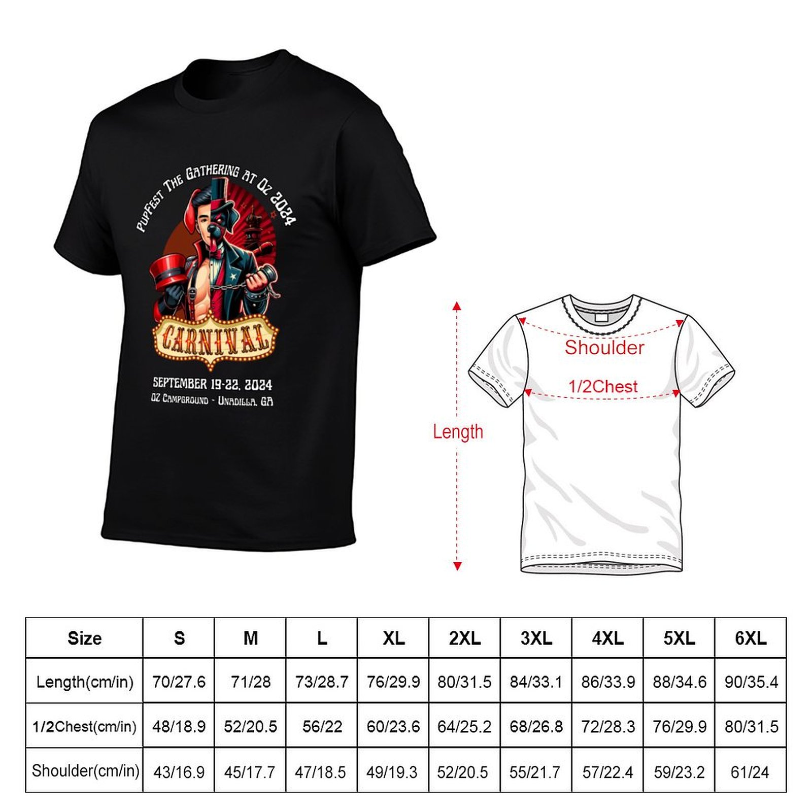 PupFest 2024 Logo Gear T-Shirt - Running Gear Logos ulasan dan harga