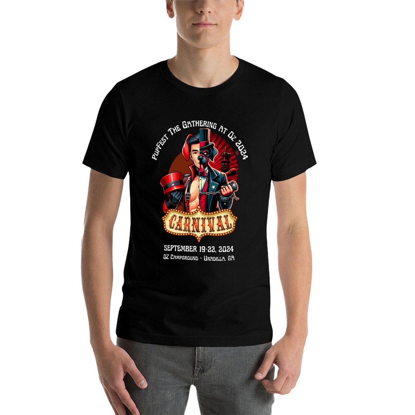 PupFest 2024 Logo Gear T-Shirt - Running Gear Logos ulasan dan harga