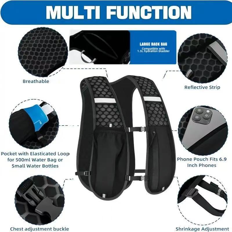 Rompi Lari Ringan Reflektif un - Running Gear For Your Phone ulasan dan harga