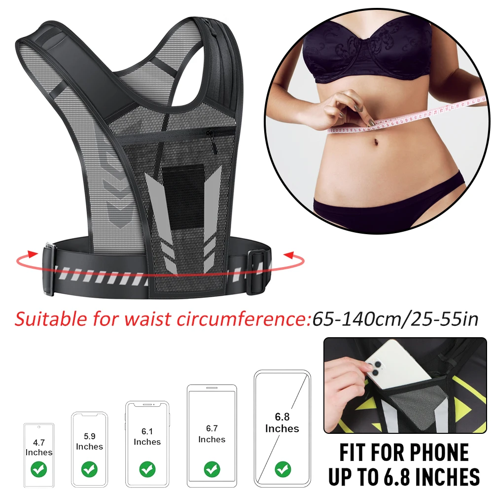 Rompi Lari Reflektif dengan Te - Running Gear For Your Phone ulasan dan harga